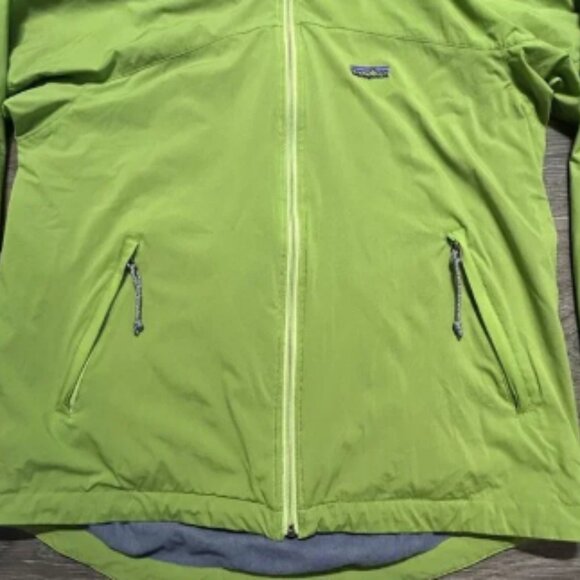 Patagonia Men's Medium Zephur Jacket Seaweed Green Lightweight Fleece Lined - Picture 8 of 8